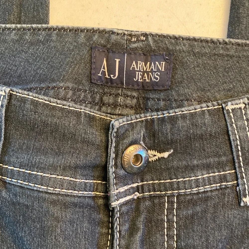 Armani Jeans Women's Dark Indigo Straight Leg Denim - Picture 4 of 10